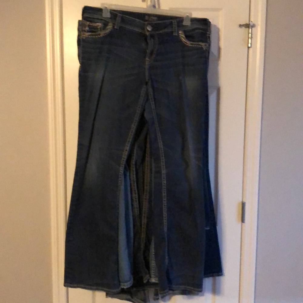 Silver jeans